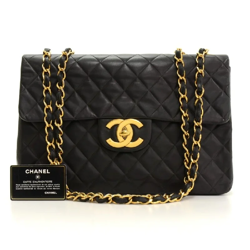 Chanel bags sale 2025Quilted Lambskin Leather Maxi Bag