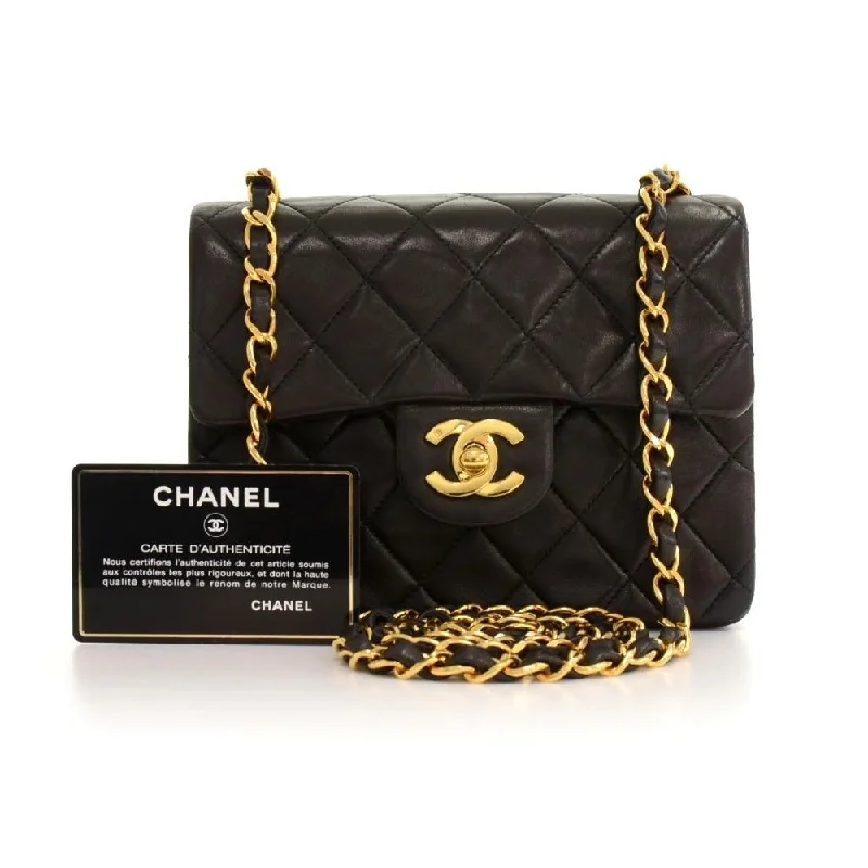 Chanel bags with iconic stitching detailsQuilted Lambskin Leather Bag