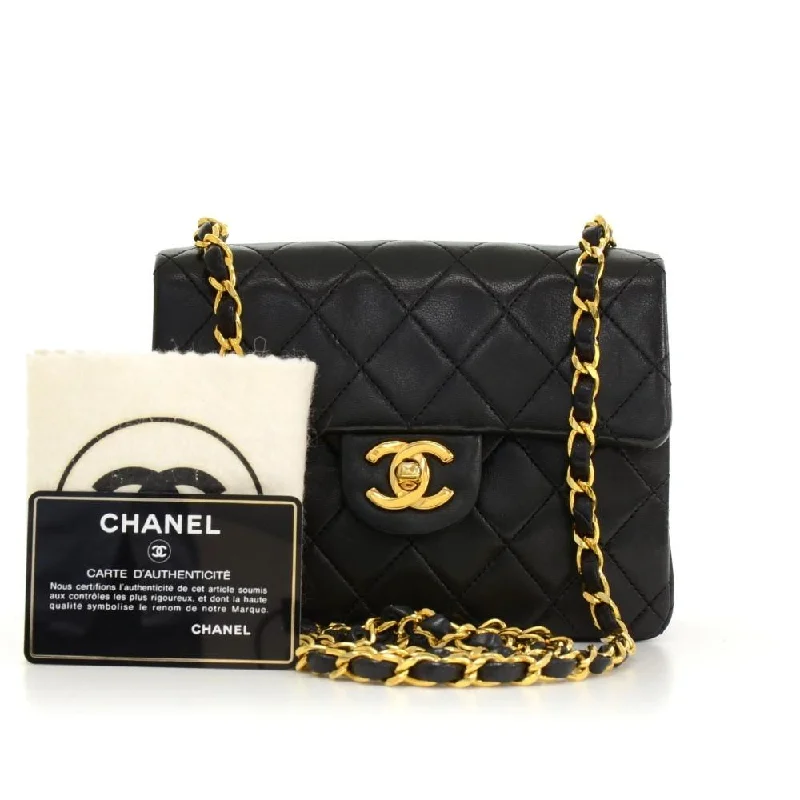 Chanel bags with classic and elegant designsQuilted Lambskin Leather Bag