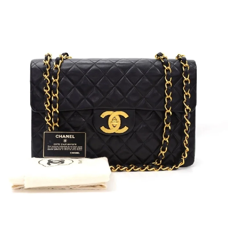 Chanel bags with exclusive seasonal releasesMaxi Quilted Lambskin Leather Shoulder Bag