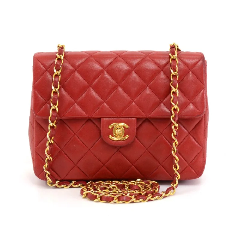 Chanel bags with exclusive seasonal designs and materialsQuilted Lambskin Leather Bag