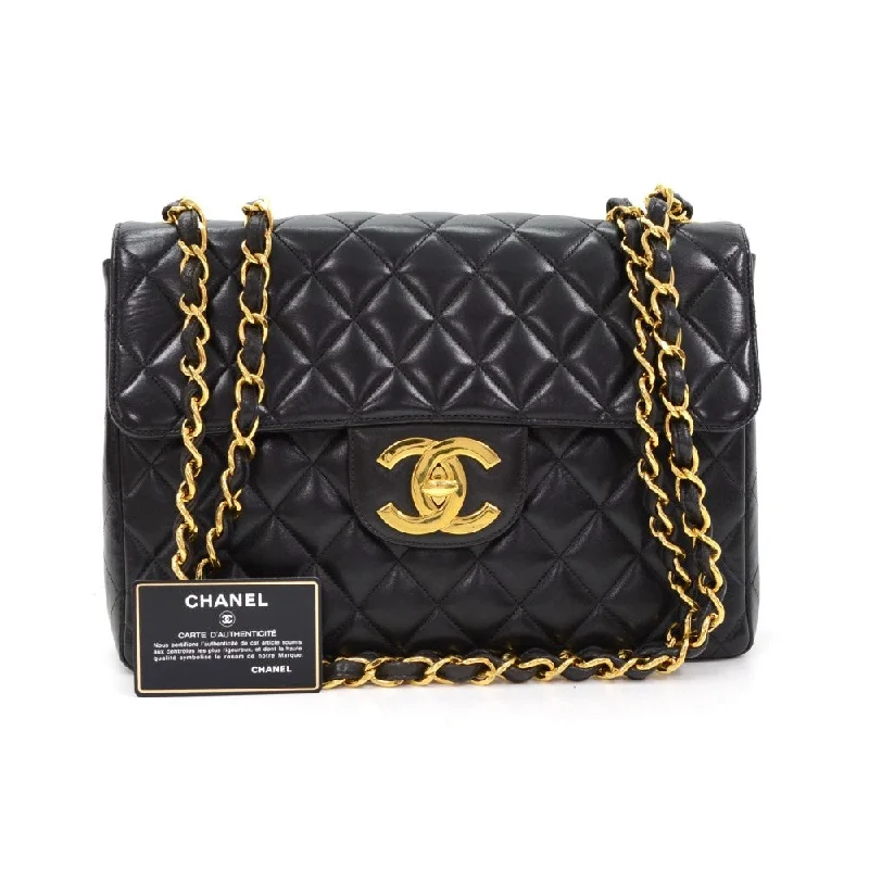 Chanel bags with chain and leather strap combinationsQuilted Lambskin Leather Bag