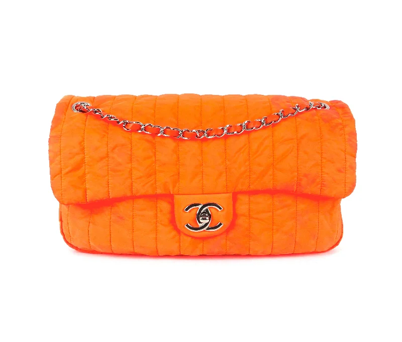 Chanel bags with exclusive seasonal designs and materialsQuilted Nylon Soft Shell Shoulder Bag