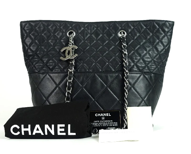 Chanel bags for women who appreciate fine craftsmanshipIn the Business Quilted Lambskin Leather Tote Bag