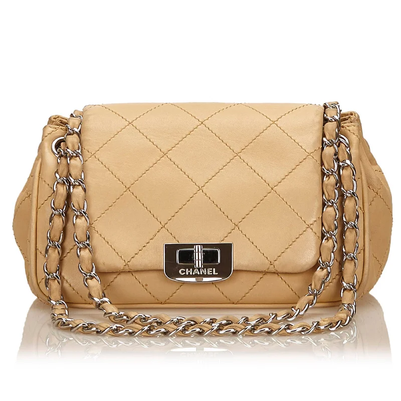 Chanel bags available at online luxury retaileStitch It Accordion Lambskin Leather Shoulder Bag