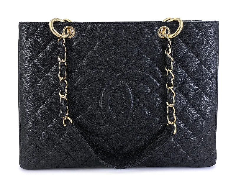 Chanel bags in luxury boutiques worldwideChanel Vintage GST Black Caviar Grand Shopper Tote 24k GHW