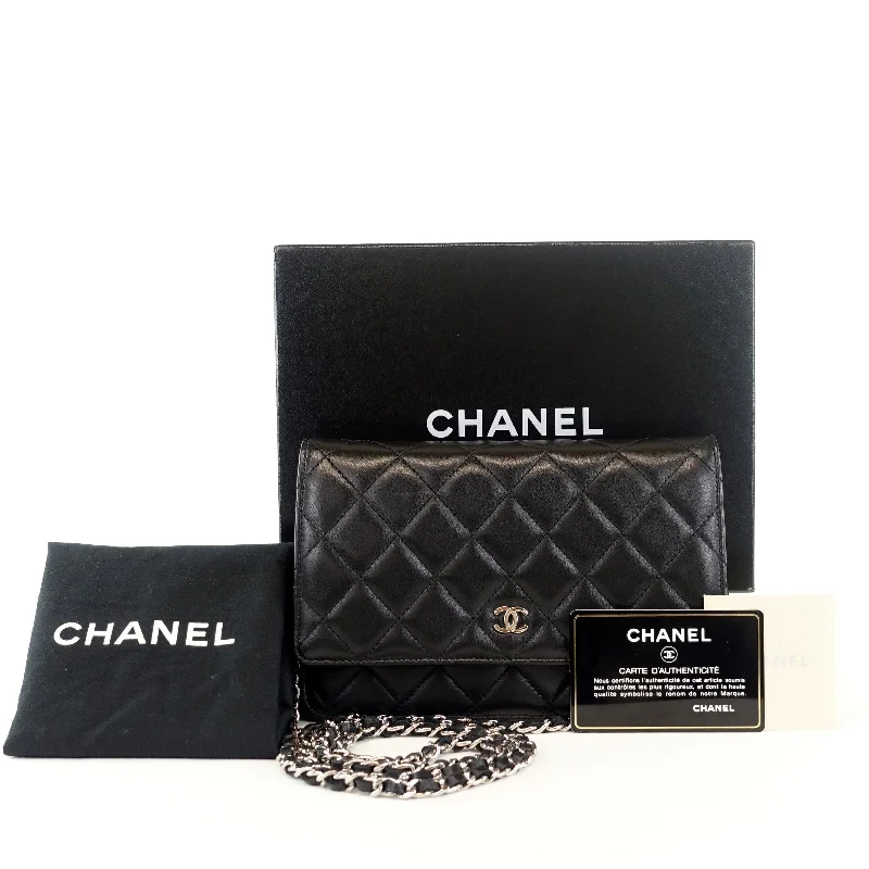 Chanel bags for women who love timeless fashionWallet on Chain Caviar Leather Bag