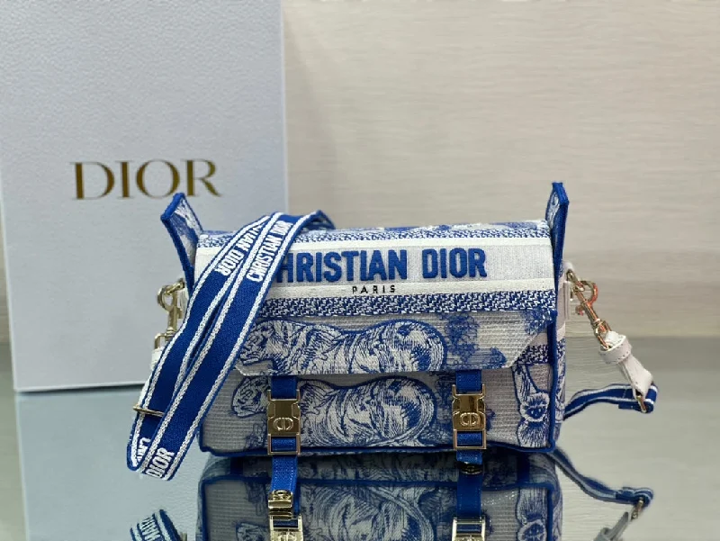 Christian Dior bags with a quilted pattern and gold - toned hardwareChristian Dior Small DiorCamp Bag