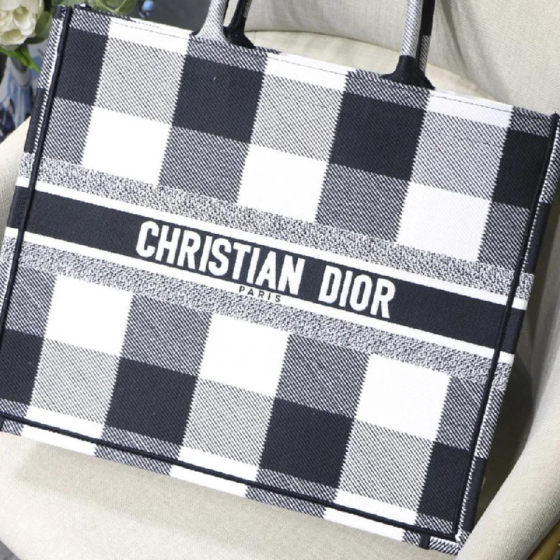 Christian Dior handbags with a back - pocket for quick storageDIOR BOOK TOTE