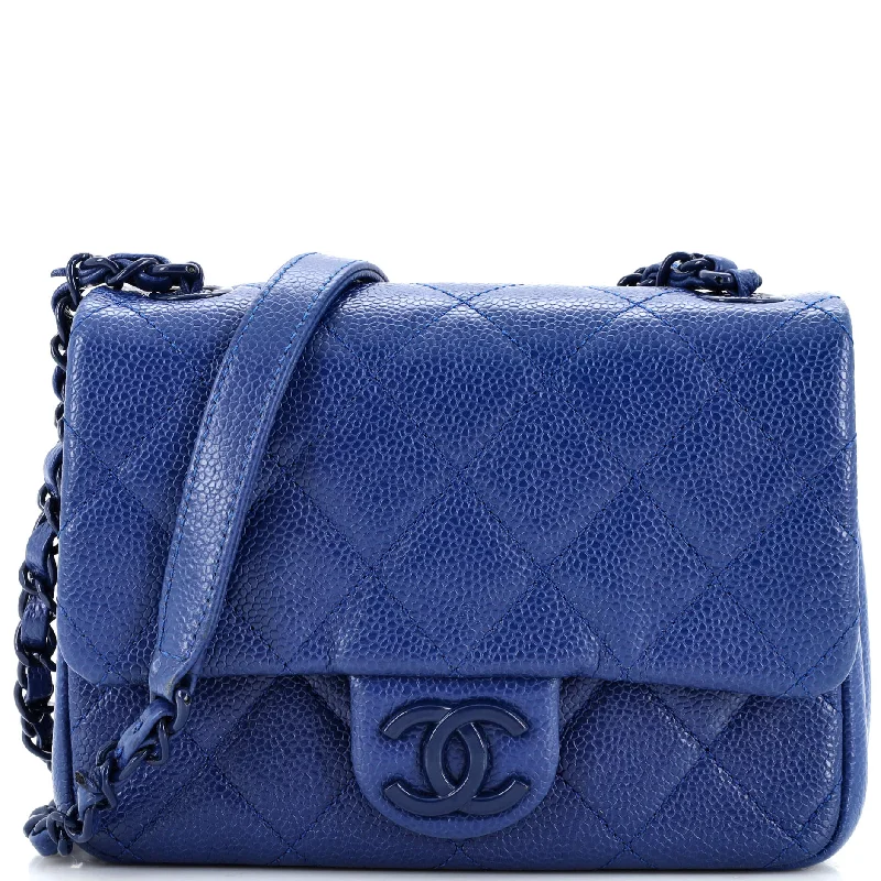 Vintage-inspired handbagsIncognito Square Flap Bag Quilted Caviar Mini