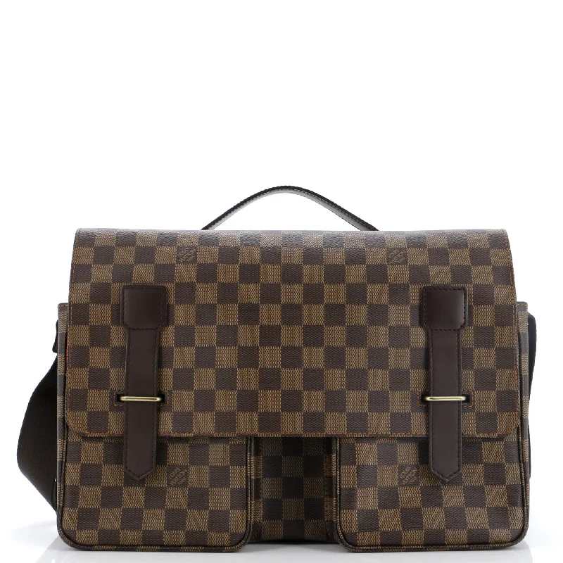 Designer bags with gold hardwareBroadway Bag Damier