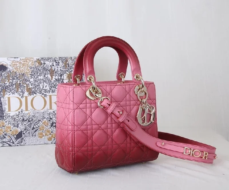 Christian Dior handbags with a removable shoulder strap for versatilityChristian Dior Small Lady Bag