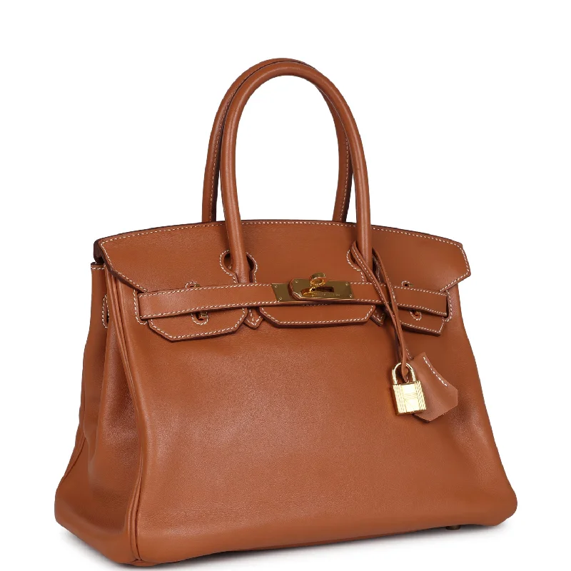 Hermes Birkin 30 Fauve Swift Gold Hardware